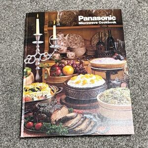 Panasonic Cookbook with Brown and Multicolor Illustrated Cover